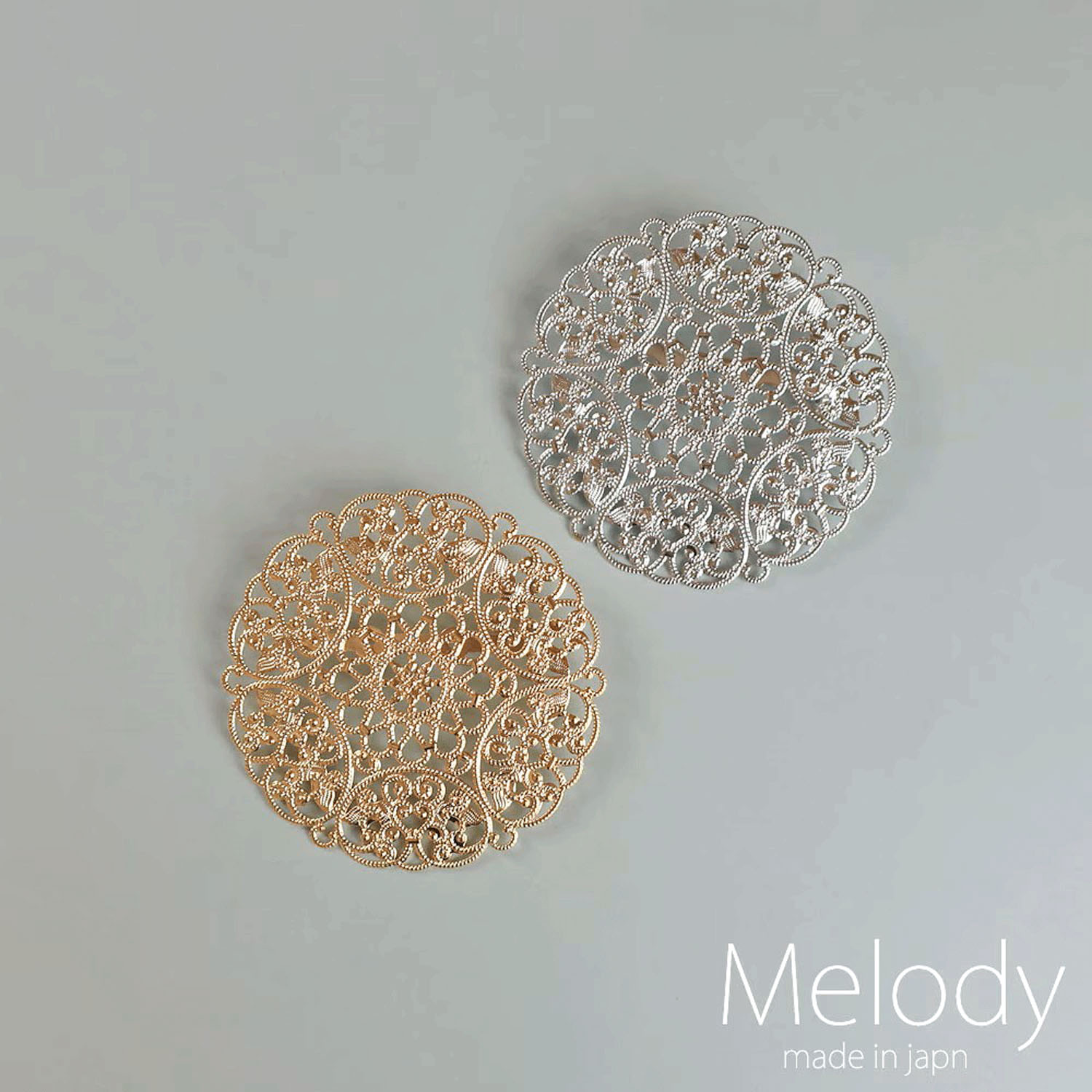 日本製 アラベスクブローチ - 画像4