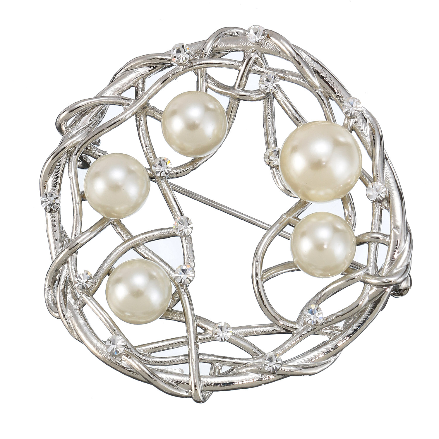 パール付ブローチ