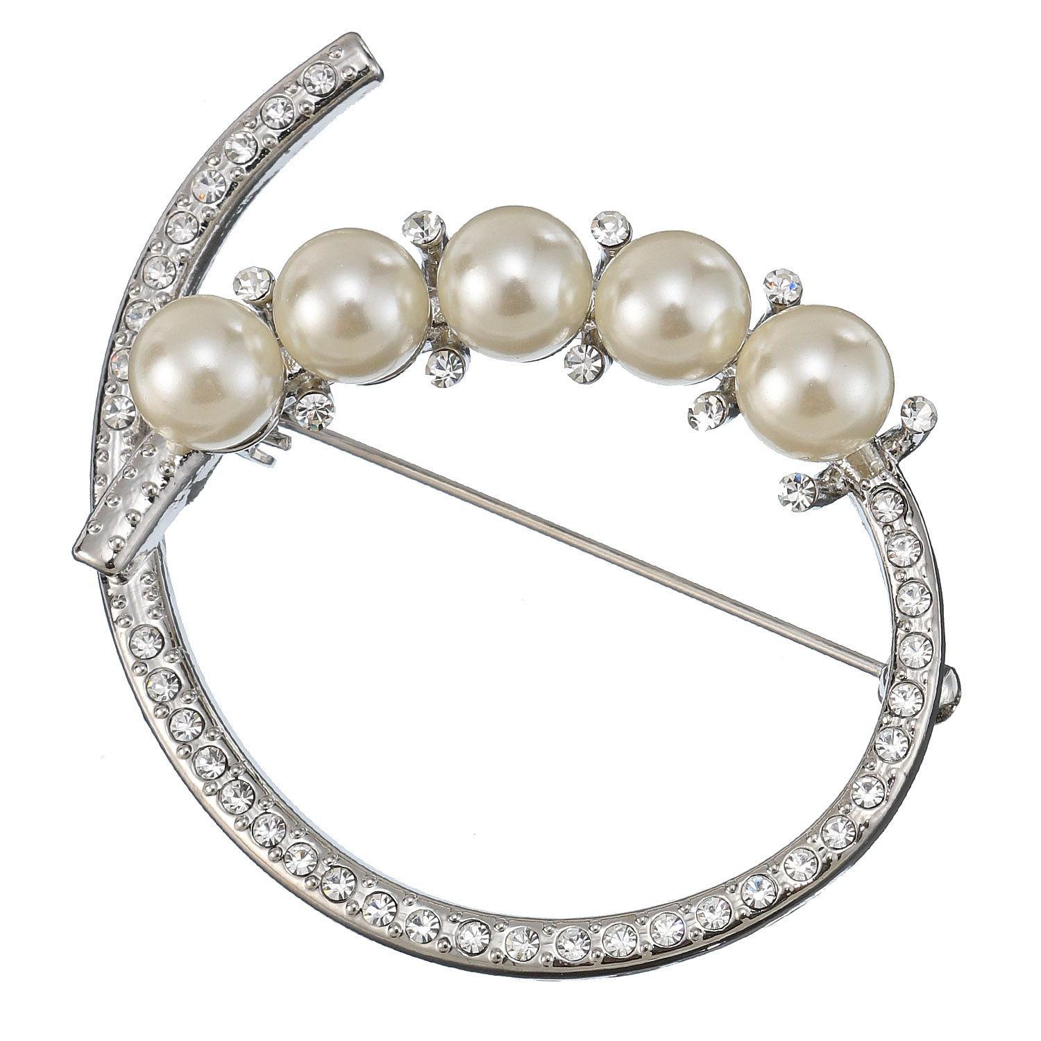 パール付ブローチ