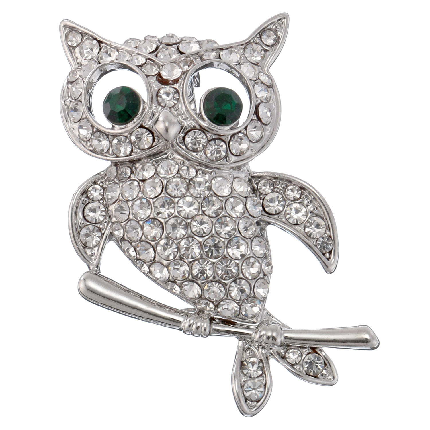 ふくろうブローチ