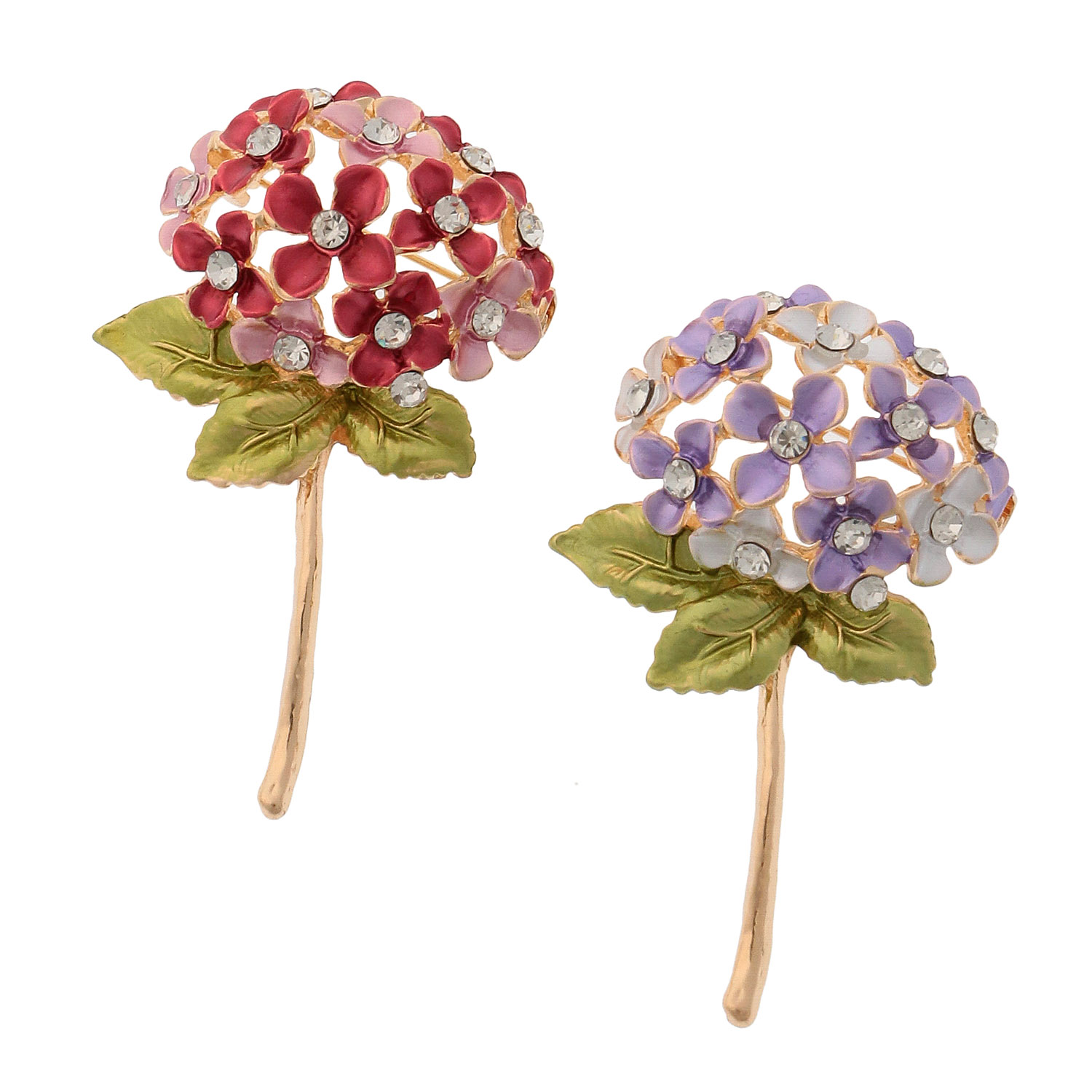 紫陽花ブローチ