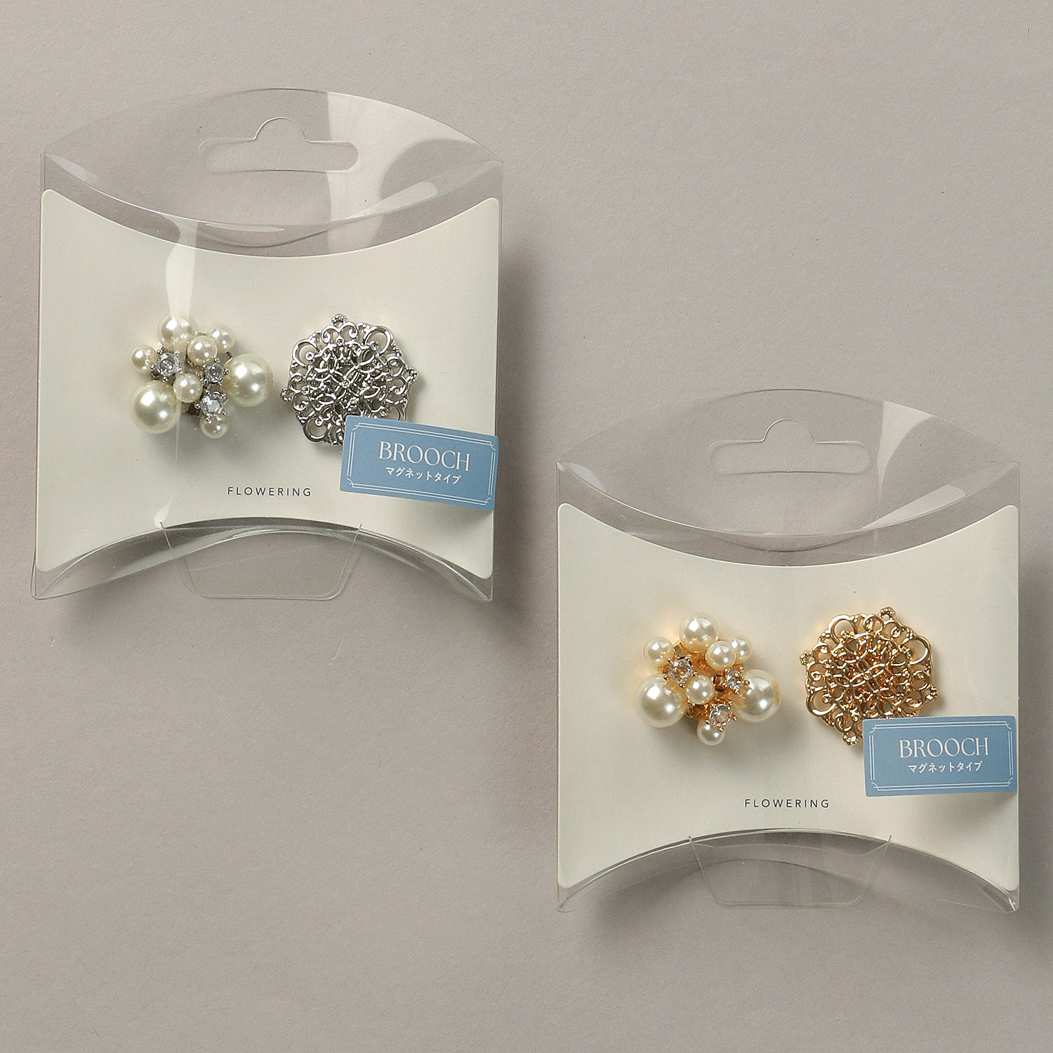 マグネットブローチ 2個セット