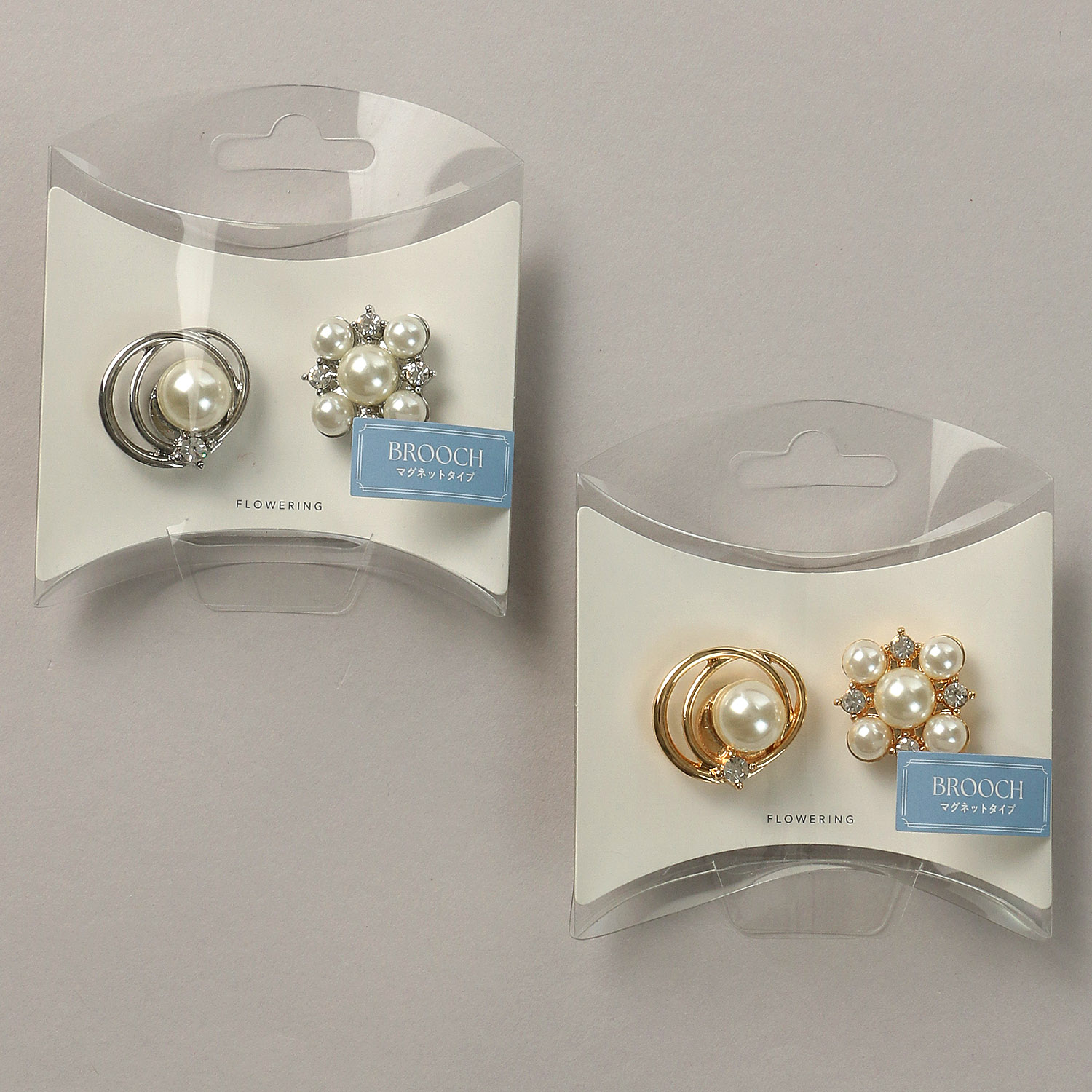 マグネットブローチ 2個セット