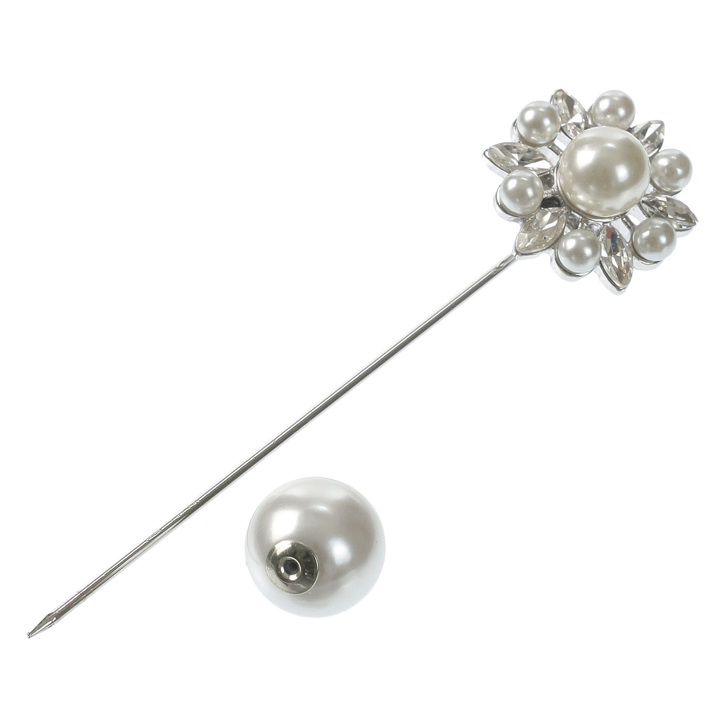 パールビジューハットピン - 画像2