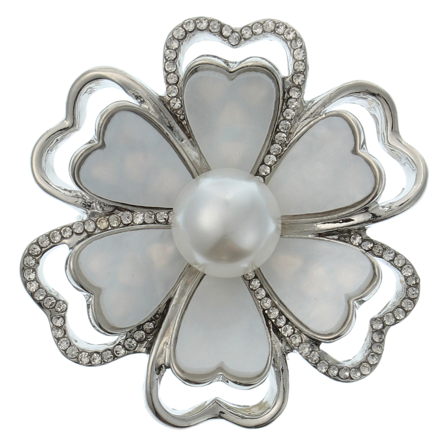 フラワーブローチ