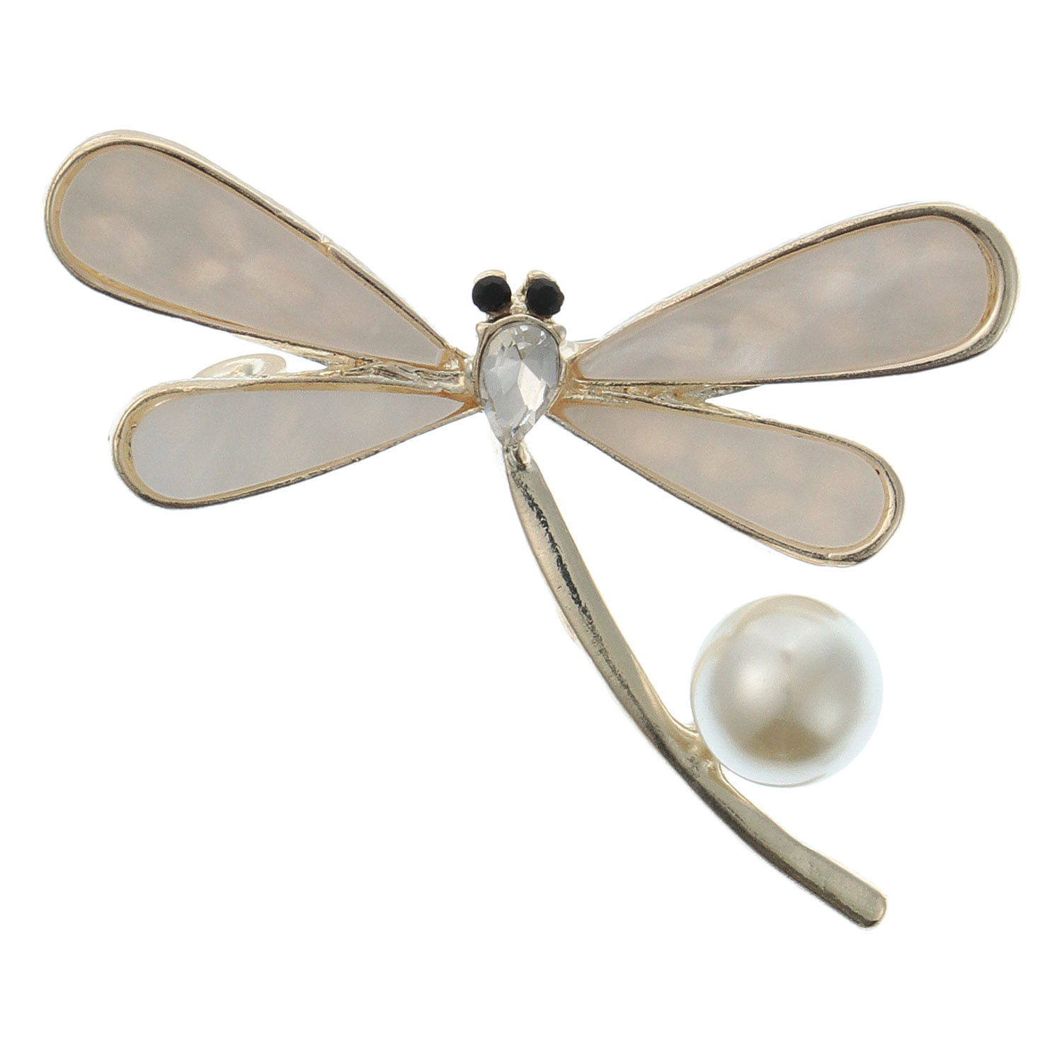 とんぼパールブローチ