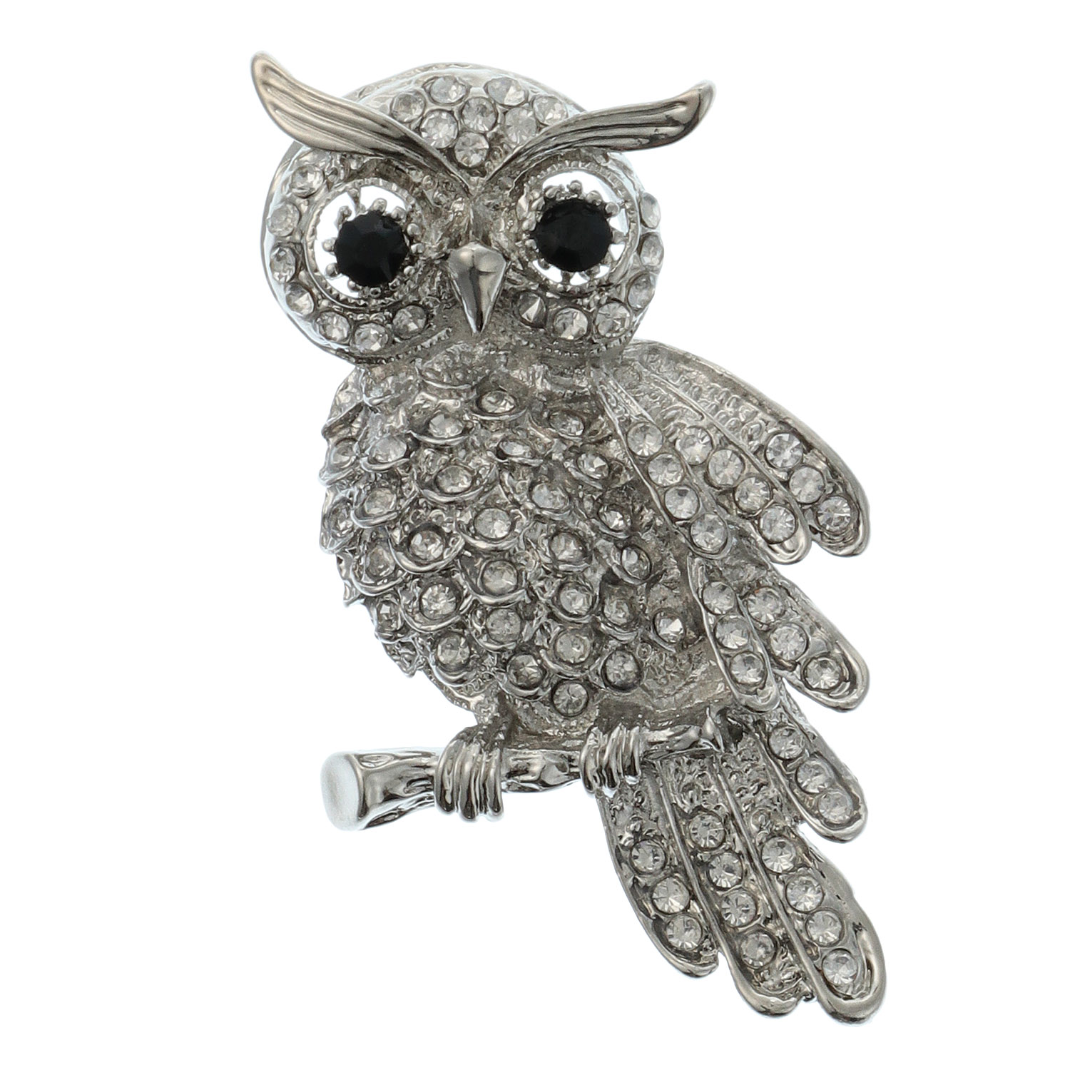 フクロウブローチ