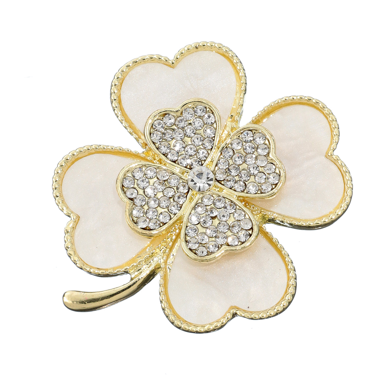 クローバーブローチ