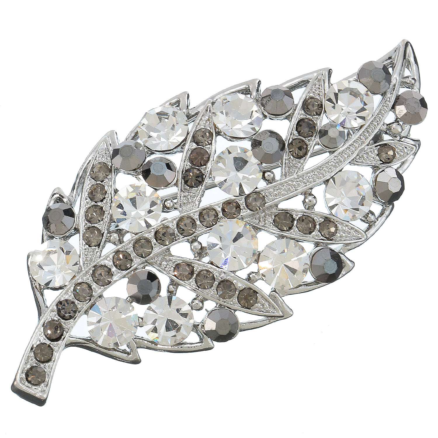 リーフブローチ