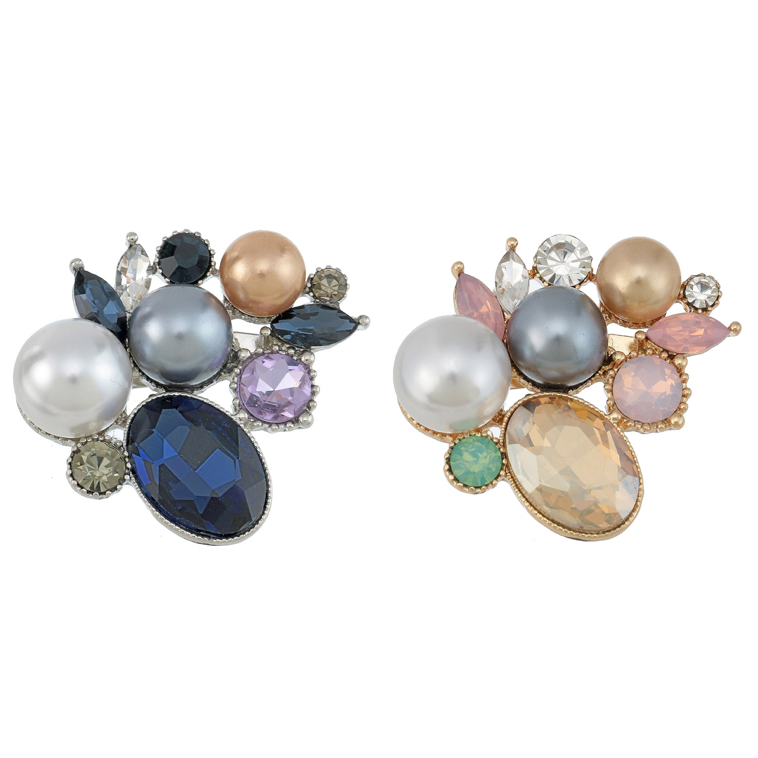 ビジューブローチ