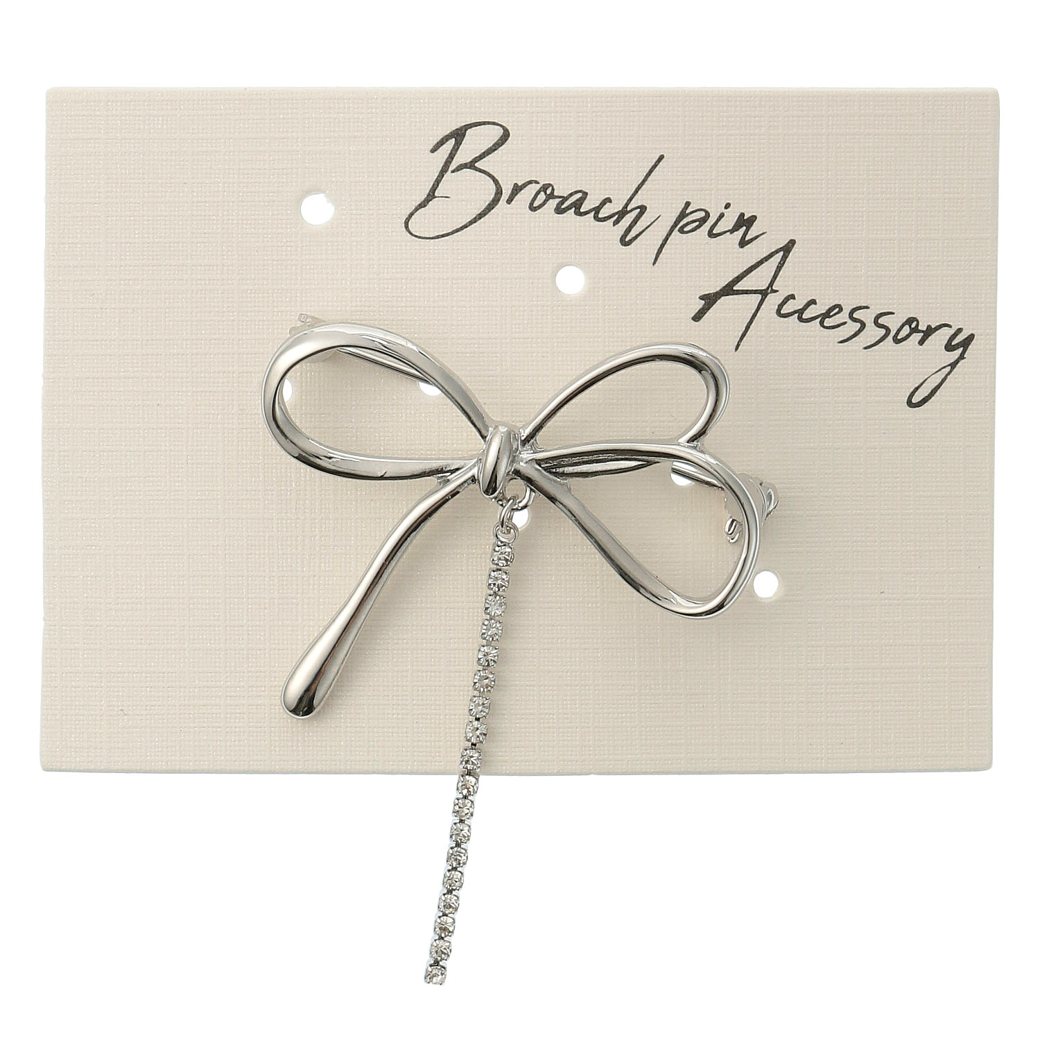 リボンブローチ