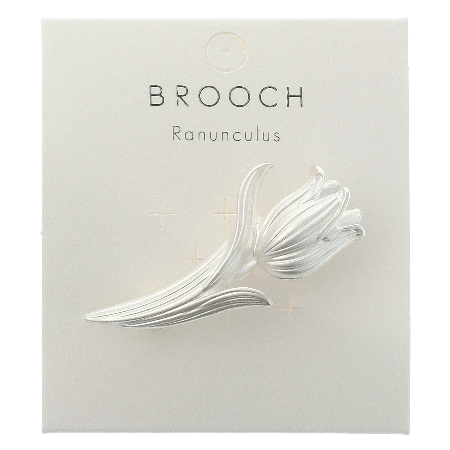 メタルチューリップブローチ