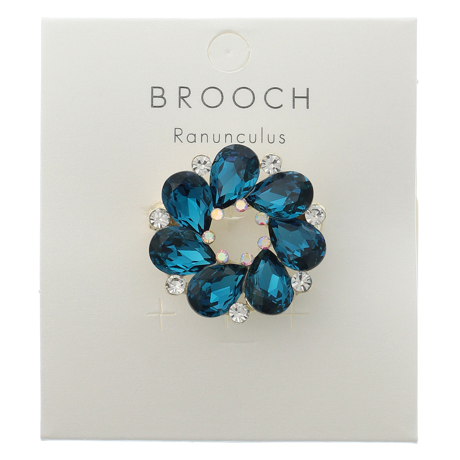 カラーフラワーリースブローチ - 画像3