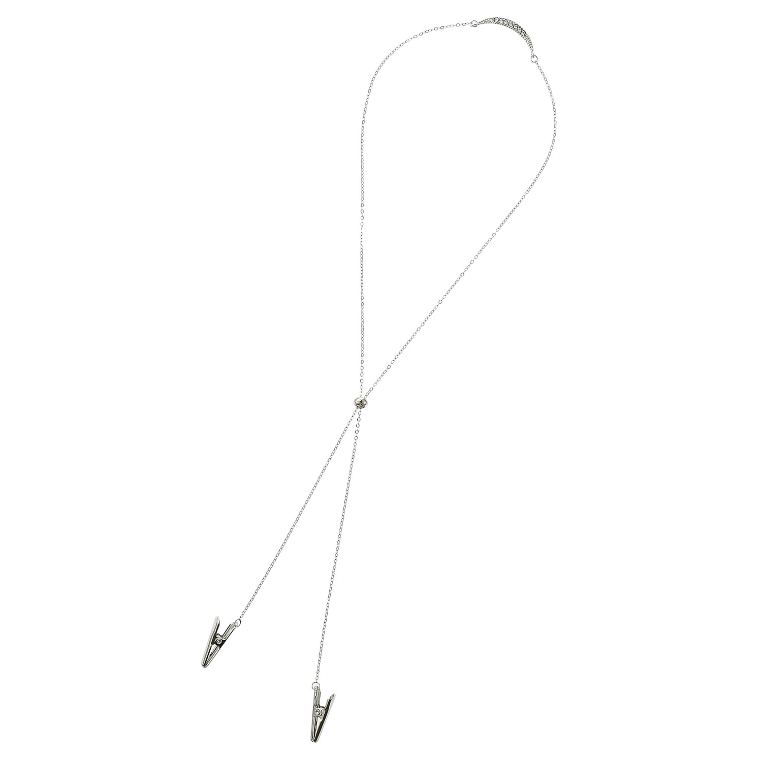 メタルラインストーンハットクリップ - 画像2