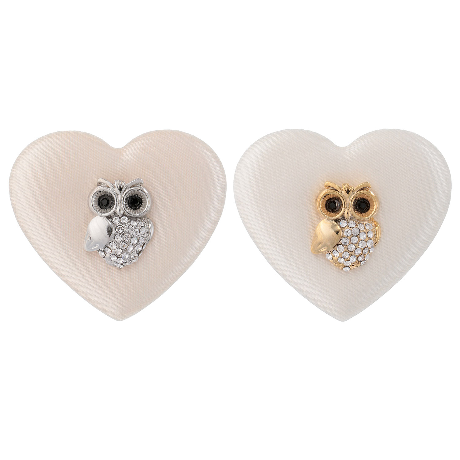 ふくろうピンブローチ