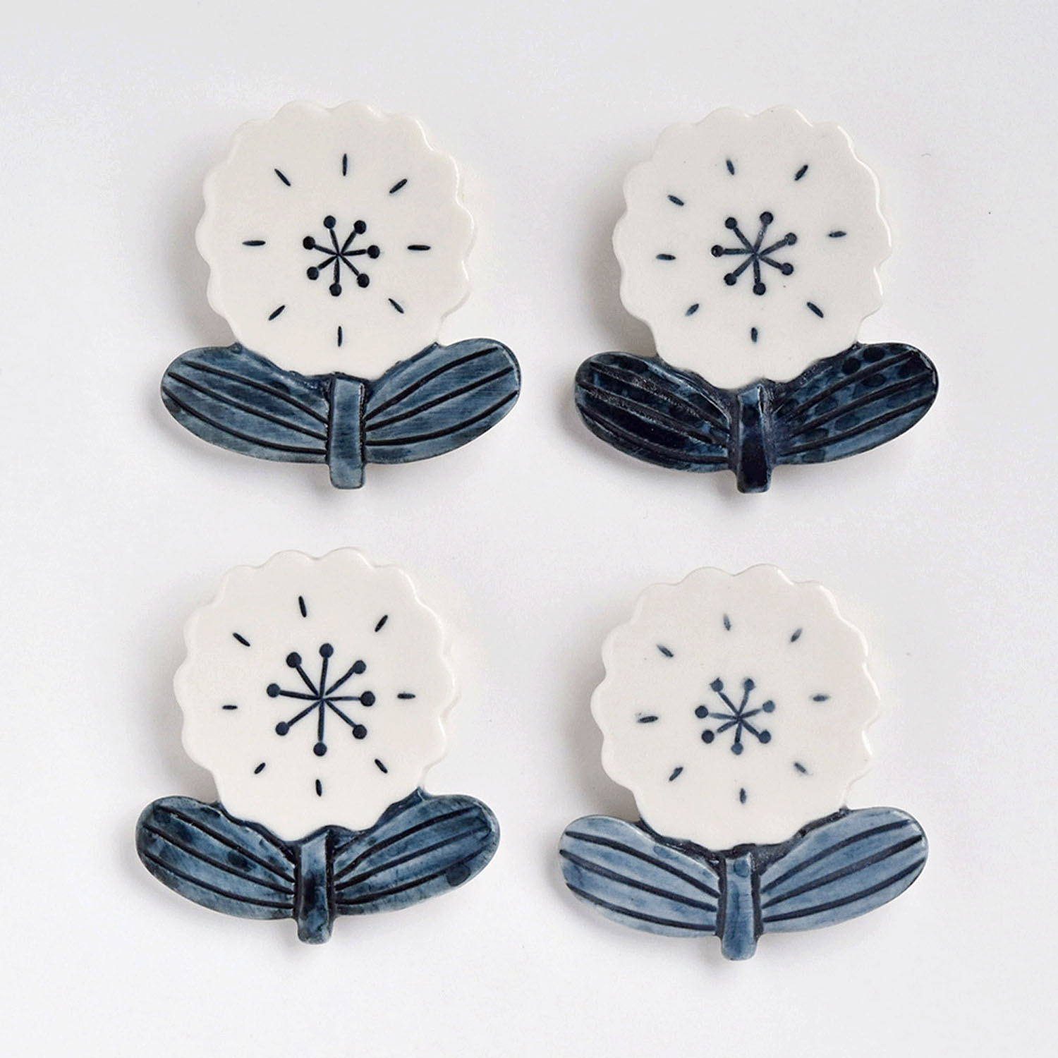 ORIDE ChiSE（おりでちせ）陶製ブローチ 花 - 画像3