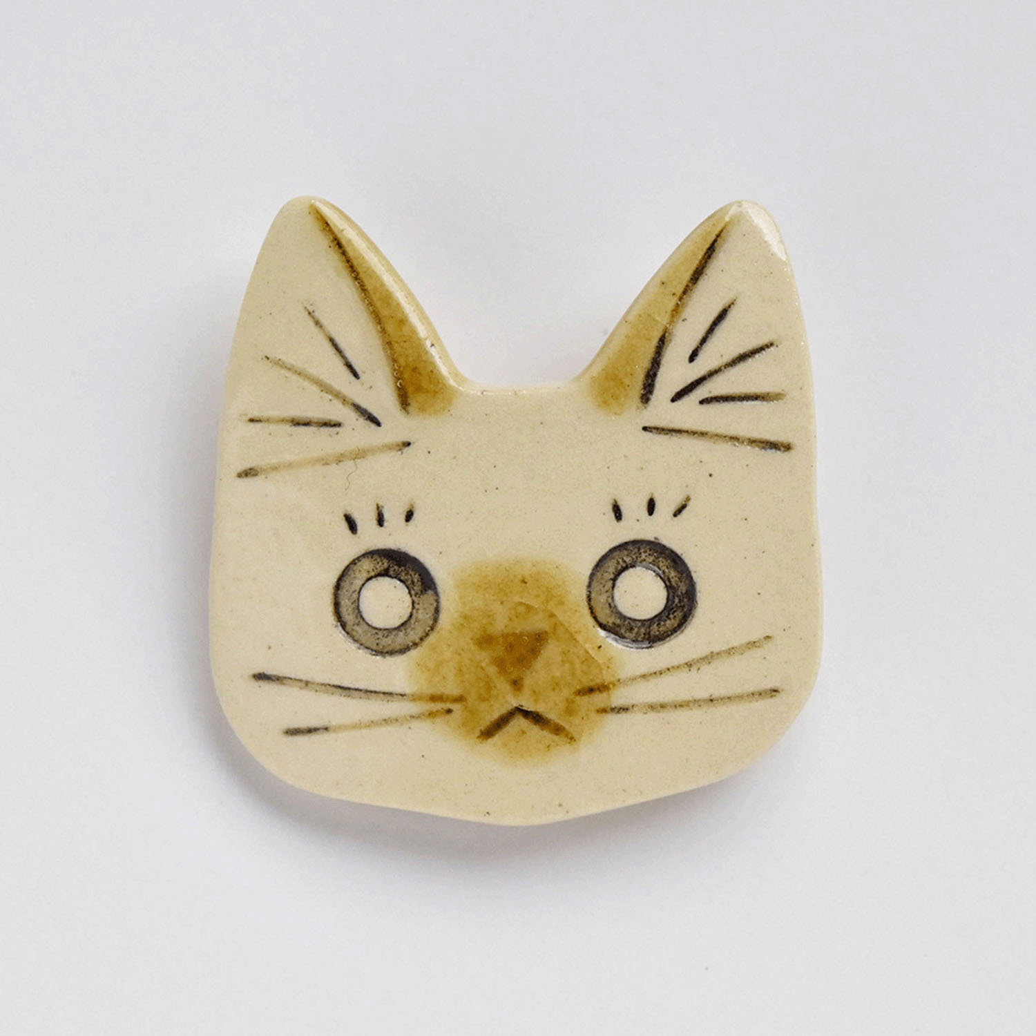 ORIDE ChiSE（おりでちせ）陶製ブローチ 猫 - 画像10