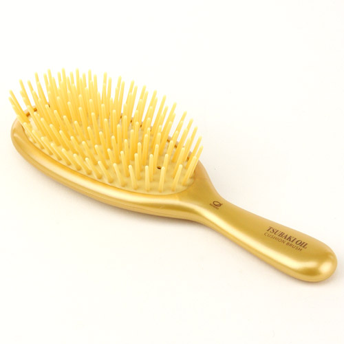 椿クッションブラシ ゴールド - 画像2