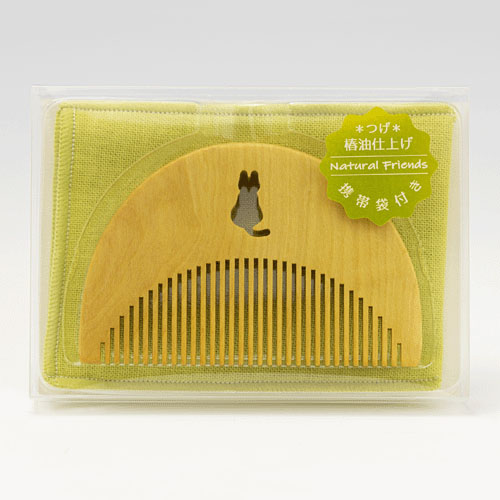 Natural Friends つげのくし ねこ