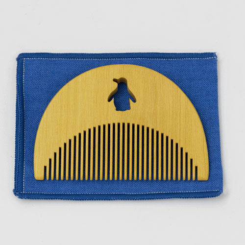 Natural Friends つげのくし ペンギン - 画像3