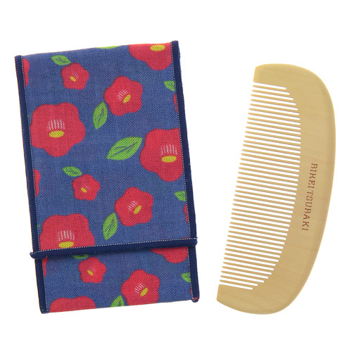 美麗椿つげ 三日月櫛