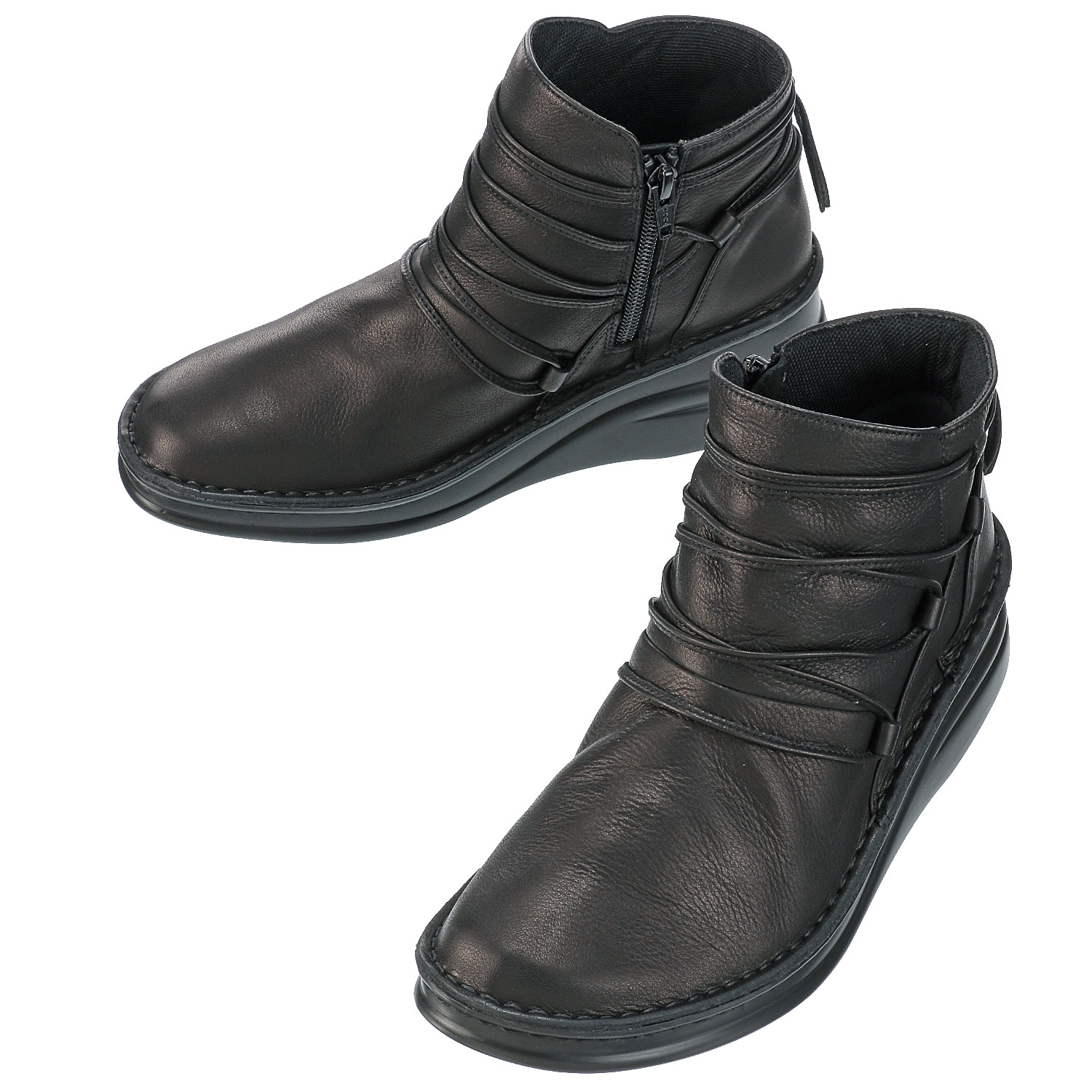 Puts レースアップ風ブーツ7037 - 画像2