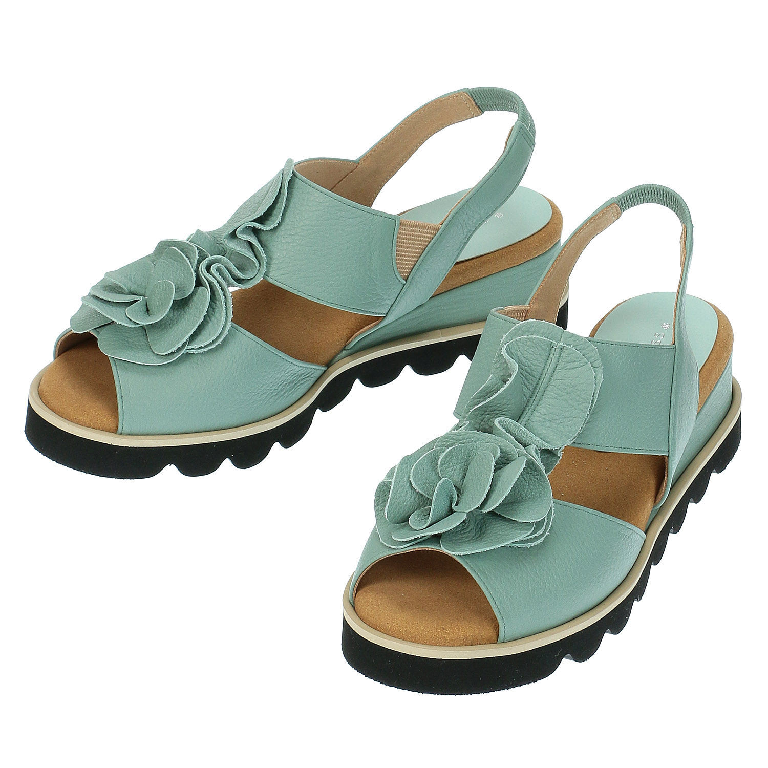 花コサージュサンダル - 画像3