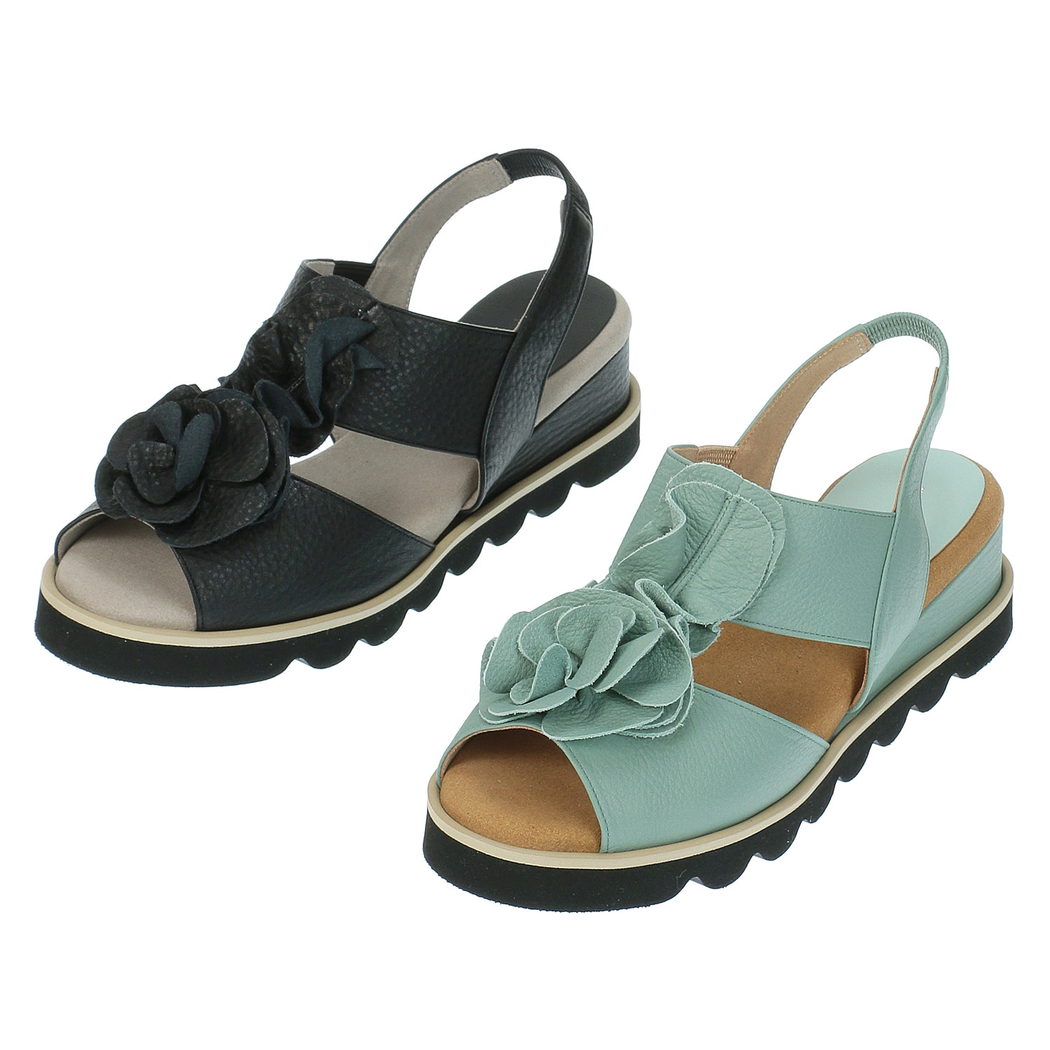 花コサージュサンダル