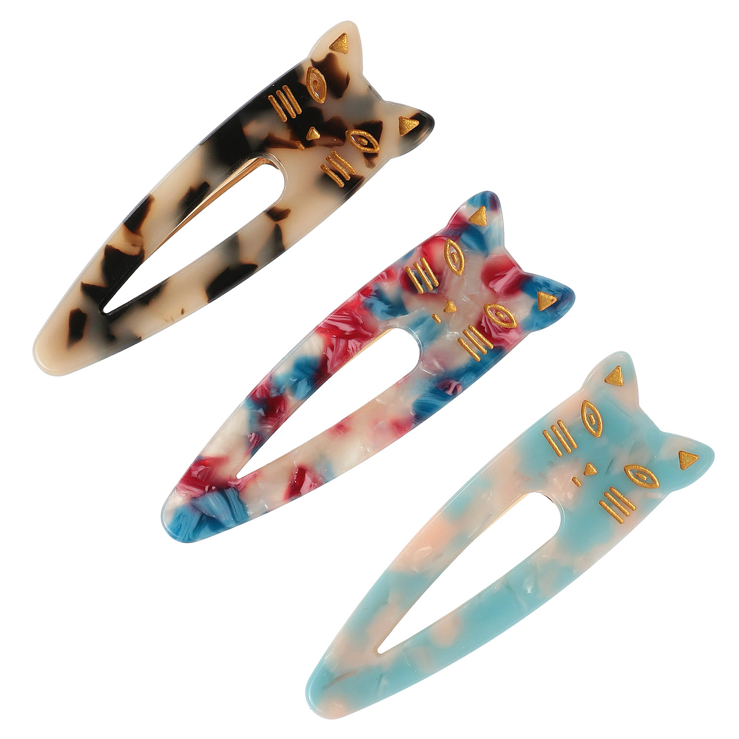 猫ヘアクリップ - 画像1