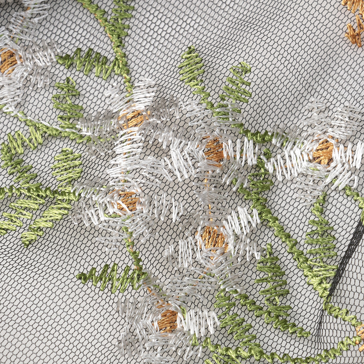 花刺繍チュールカチューム - 画像4