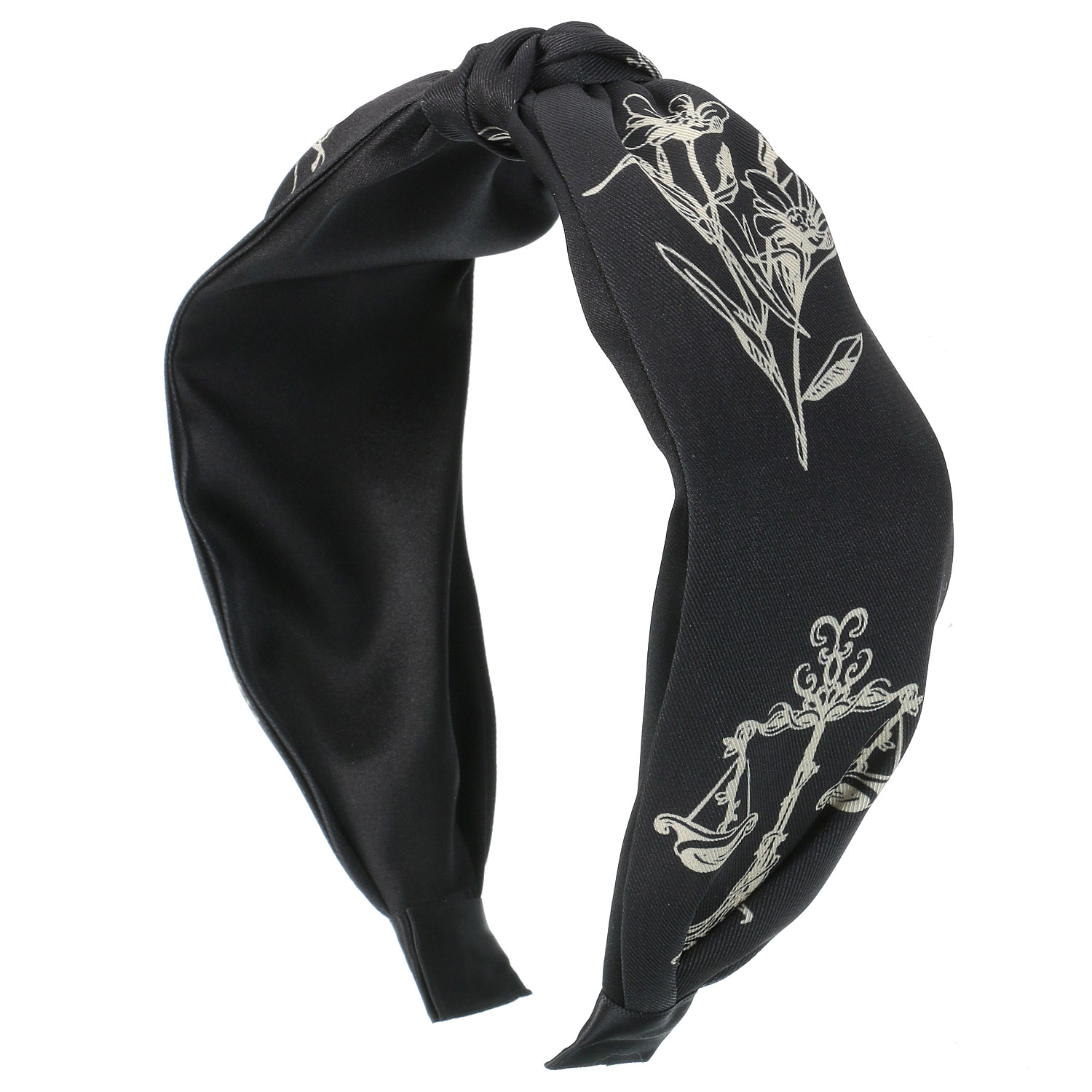 花柄タイカチューシャ