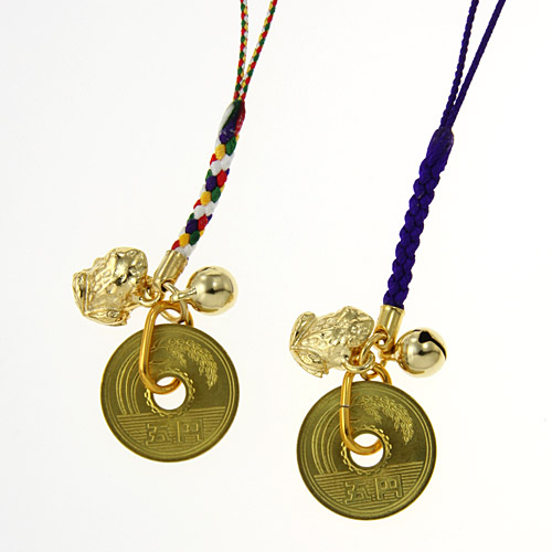 福蛙5円付根付け