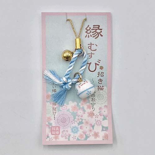 陶器縁結びねこ叶根付 - 画像2