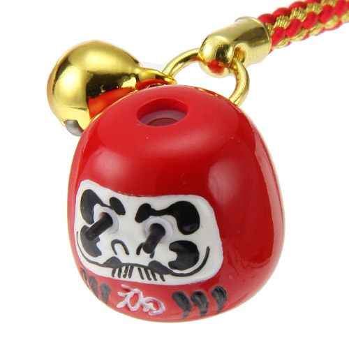 目出しだるま鈴根付 - 画像2