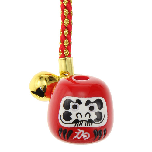 目出しだるま鈴根付