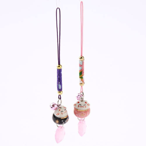 優陶美福桜ペア根付 - 画像2