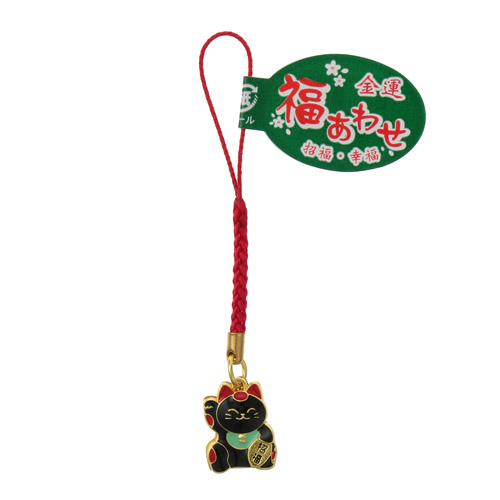 福あわせ根付 招き猫