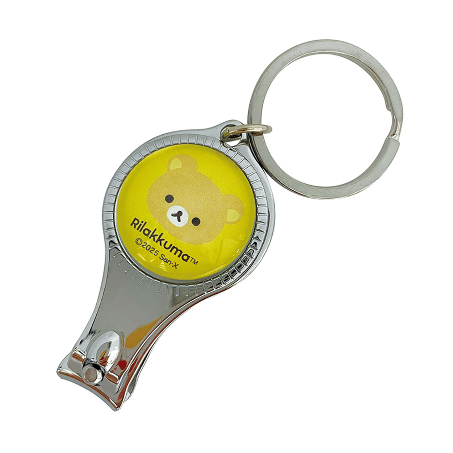 リラックマ ガラス爪切りキーホルダー