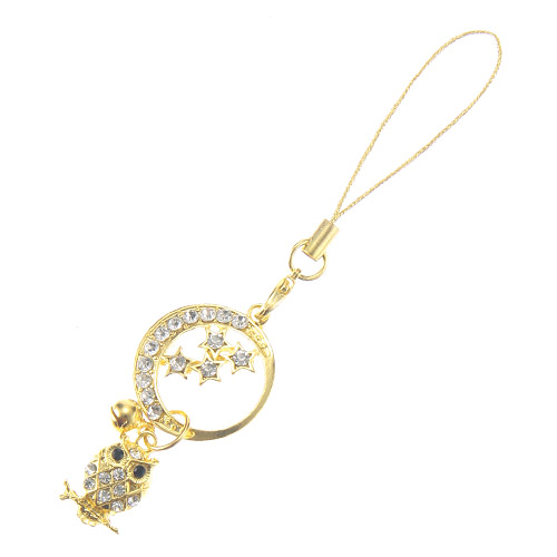 黄金三日月梟ストラップ - 画像2