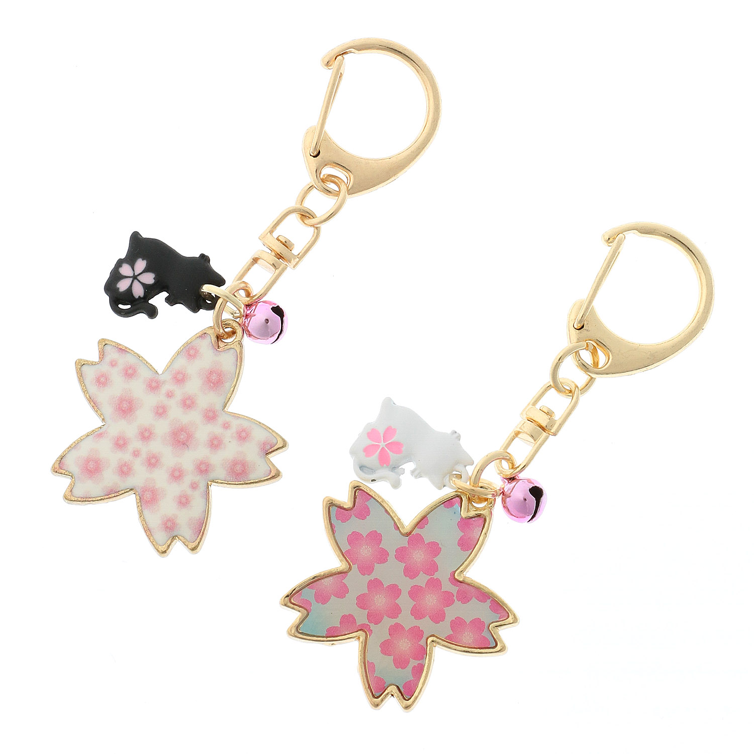 キャスト桜パーツ付きキーホルダー アソート - 画像2