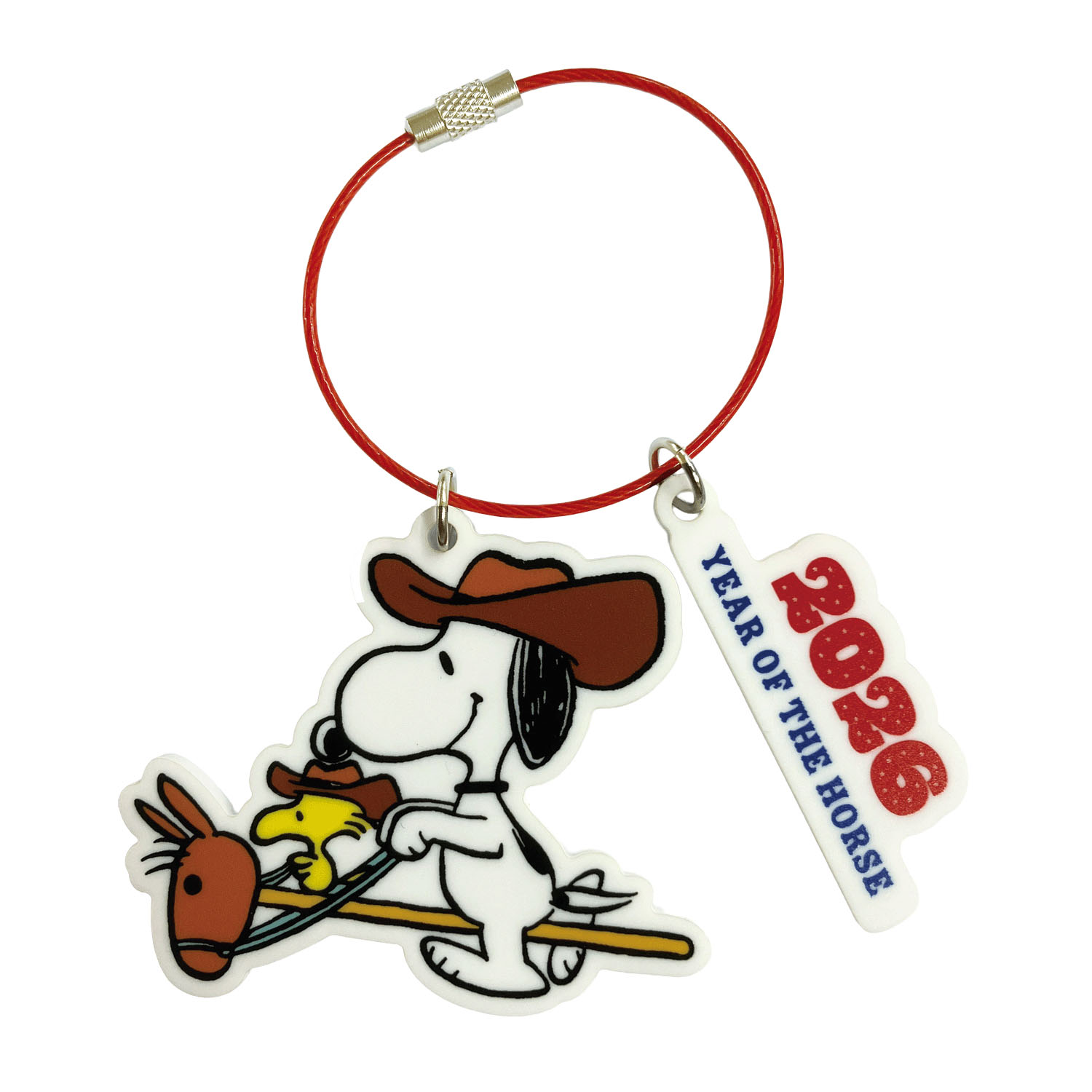 スヌーピー 干支午アクリル2連キーチェーン