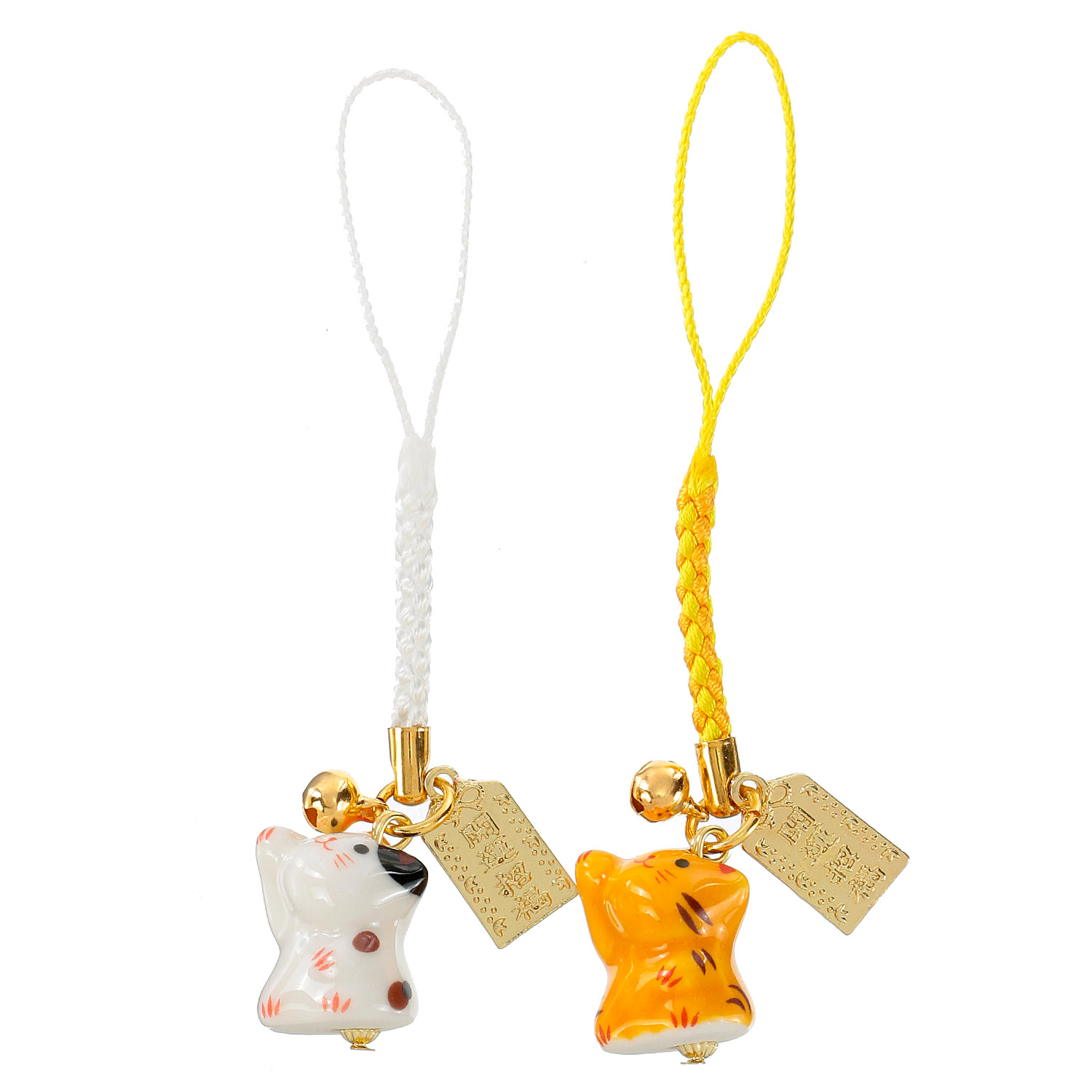 陶器おねだり猫御守付き根付 - 画像4