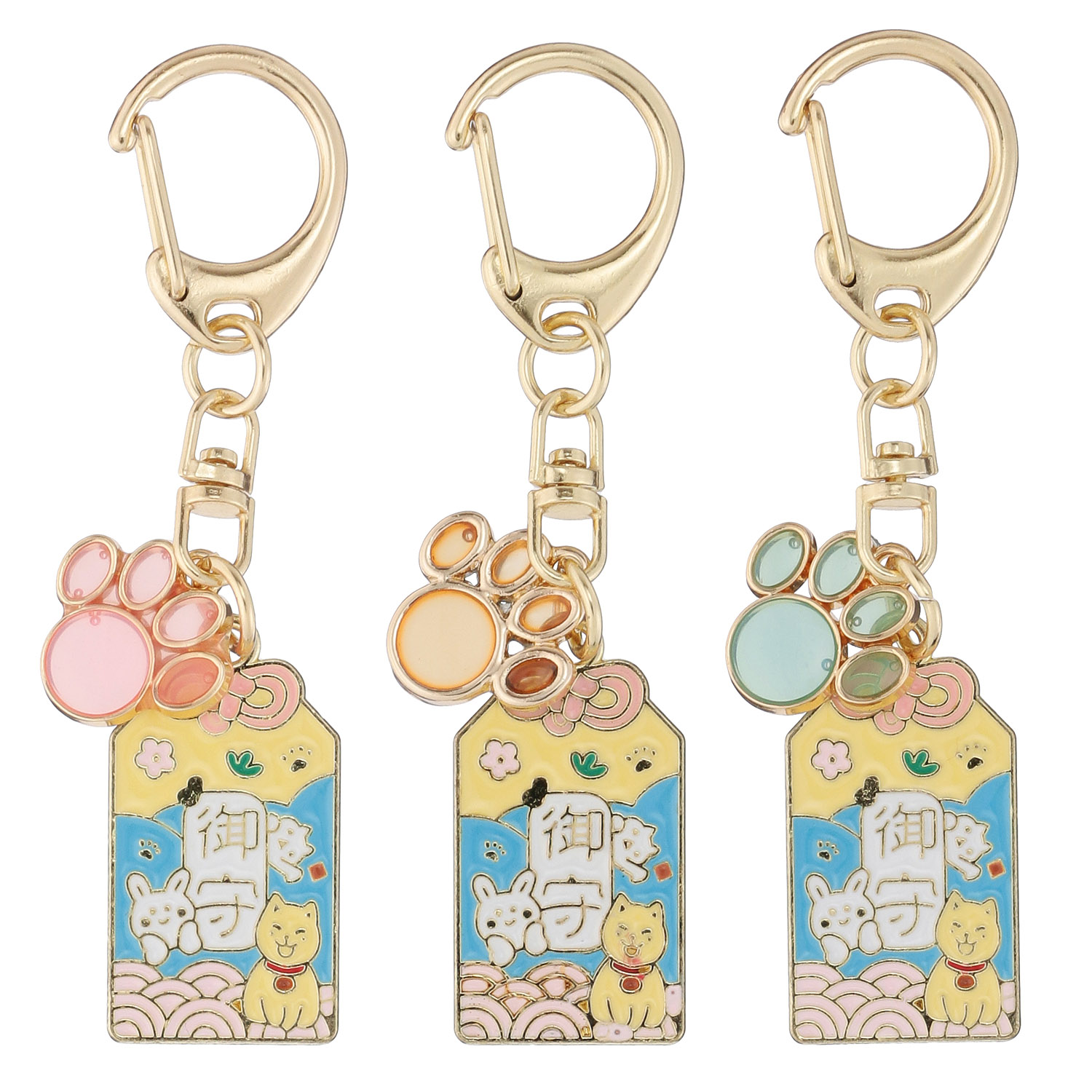 御守キャストペットキーホルダ－