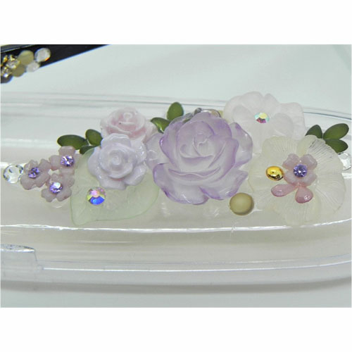 デコレーションリーディンググラス パープルローズ - 画像3