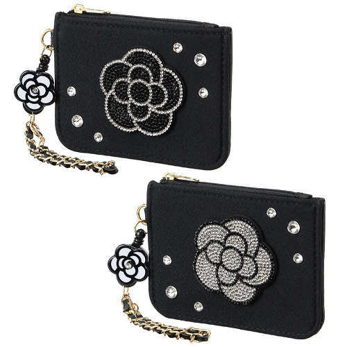 ファスナー付パスケースカメリア