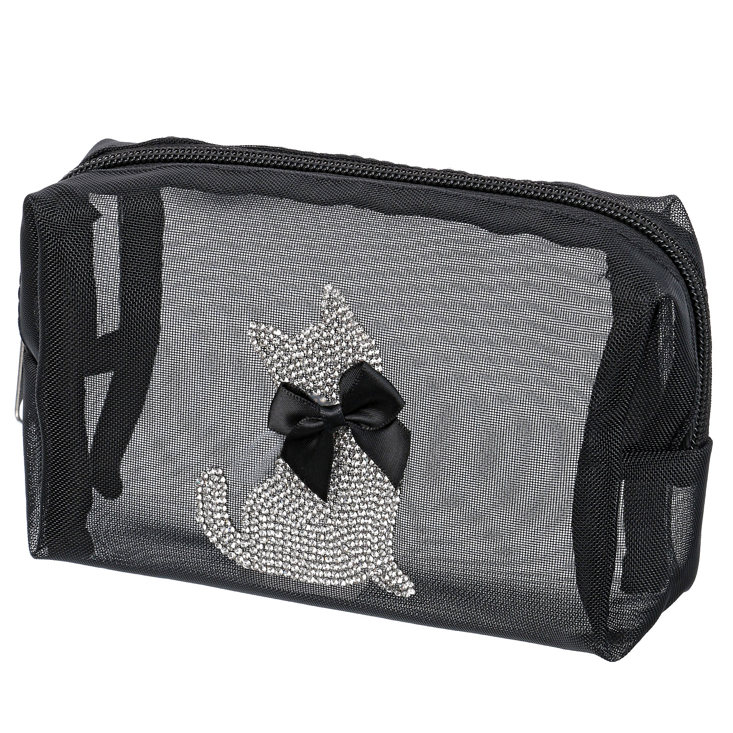 きらきらデコレーションメッシュポーチ - 画像3