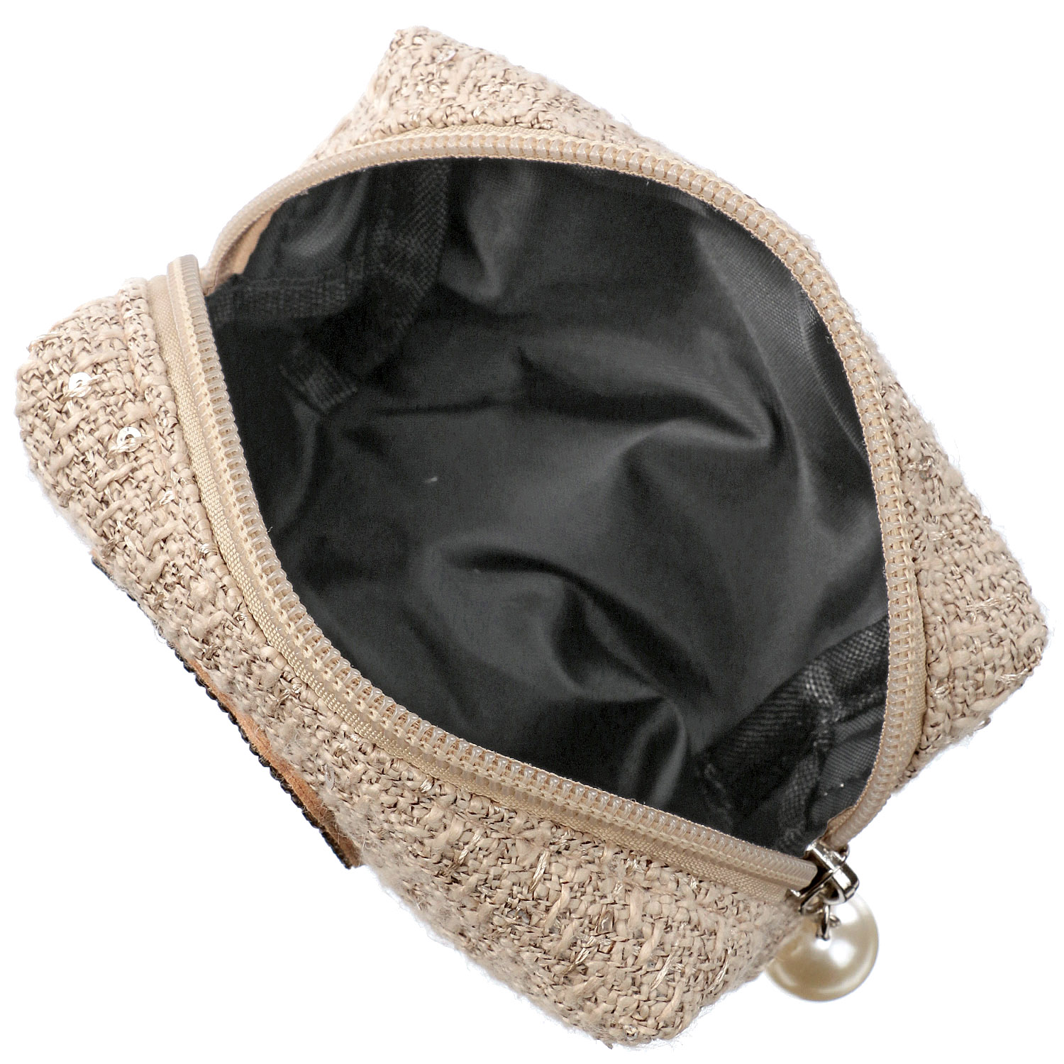 デコレーションツイードポーチM - 画像7