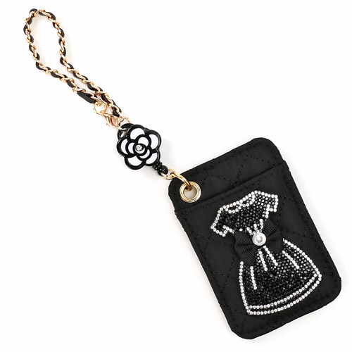 キルティングリール付きパスケース ドレス - 画像2