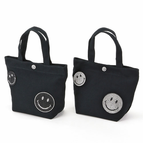 トートバッグ ダブルスマイル