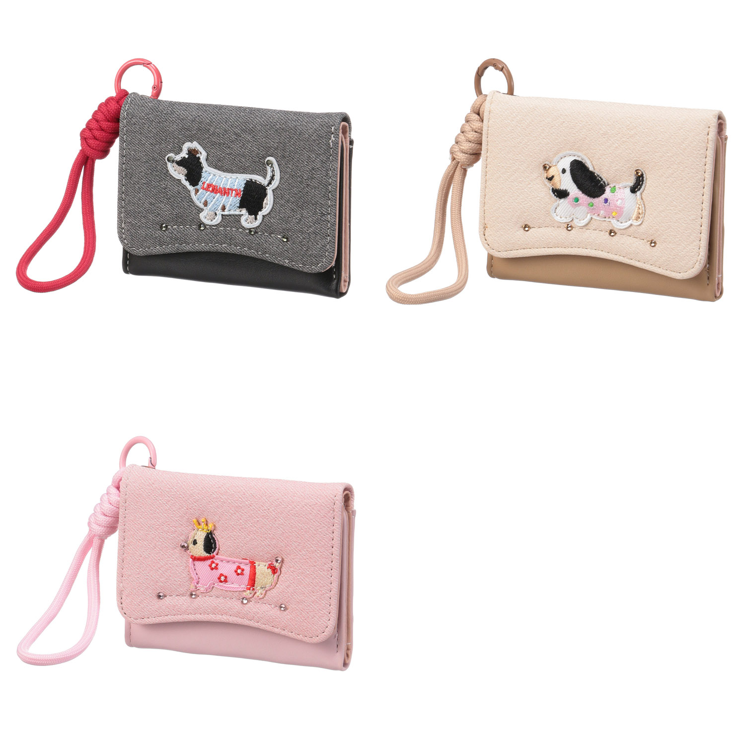 犬モチーフミニ財布 - 画像1